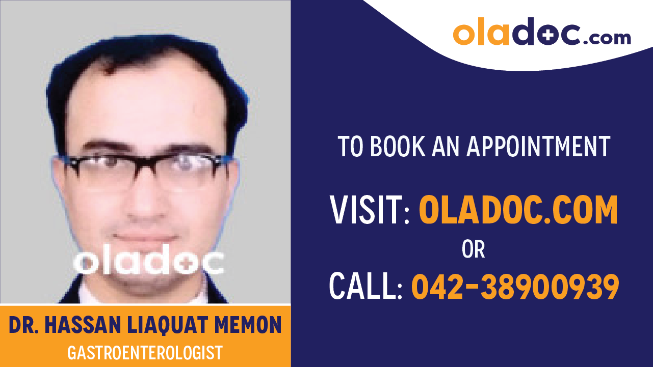 Book appointment with Dr.Hassan Liaquat Memon-best Gastroenterologist in Karachi